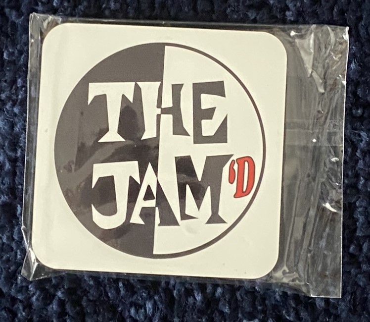 The Jam'd Circular Design Coaster - White - CO Merchandise